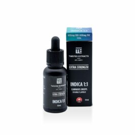 Twisted Indica 1:1 Extra Strength Drops (600 mg THC + 600 mg CBD)