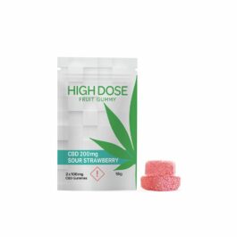 Twisted High Dose Jelly Bomb – 200mg CBD Strawberry