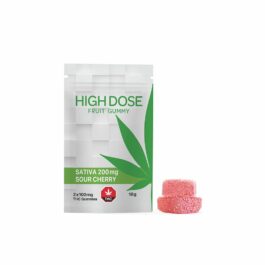 Twisted High Dose Jelly Bomb – 200mg Sativa Cherry