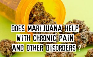 Read more about the article Does Marijuana Help with Chronic Pain and Other Disorders