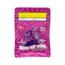 Trippin’ Tart Worm – Grape Escape – 200mg THC