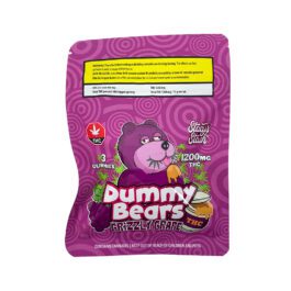 Grizzly Grape Dummy Bears  | 1200mg THC